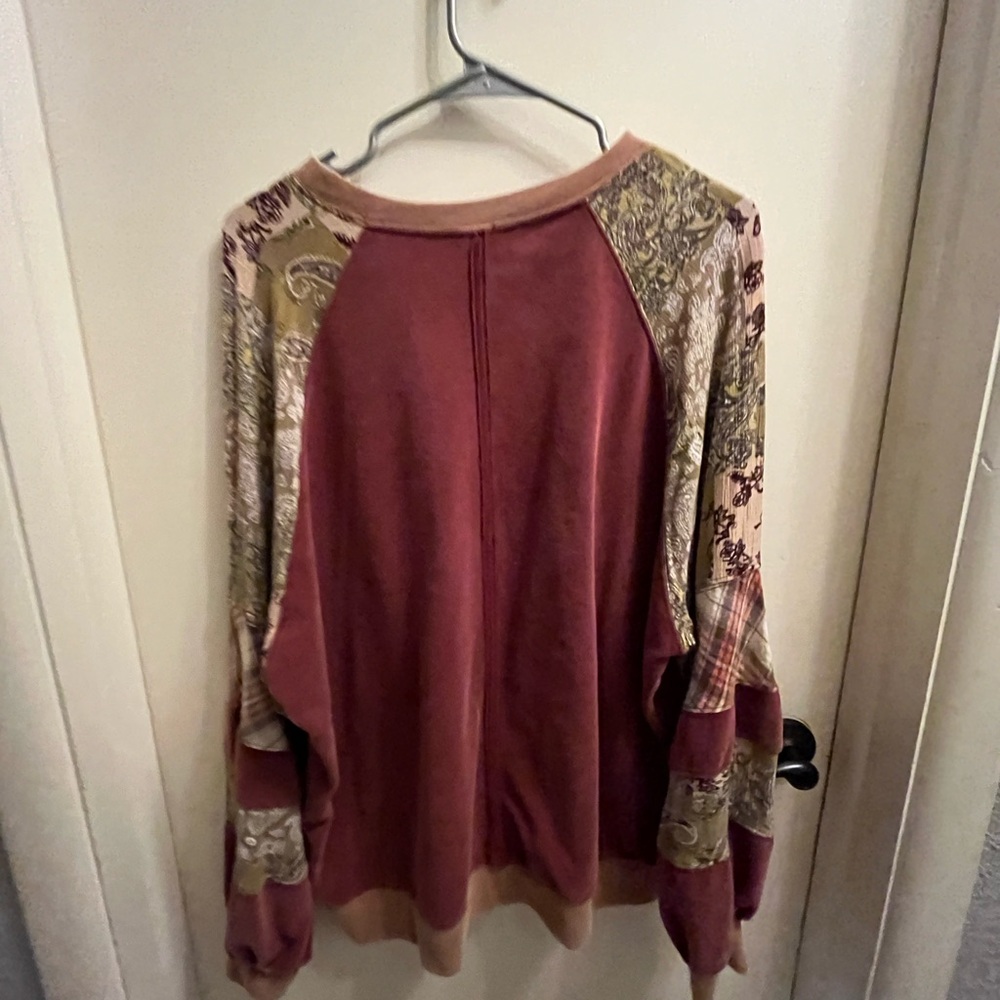 Women's Multicolor Patchwork Top - image 2